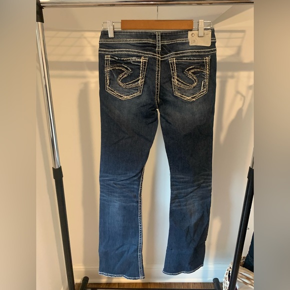 Silver Bootcut Jeans - Picture 2 of 4